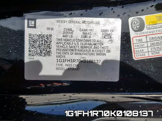 1G1FH1R70K0108137 фото 2