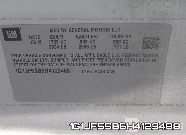 1G1JF5SB6H4123488 фото 10