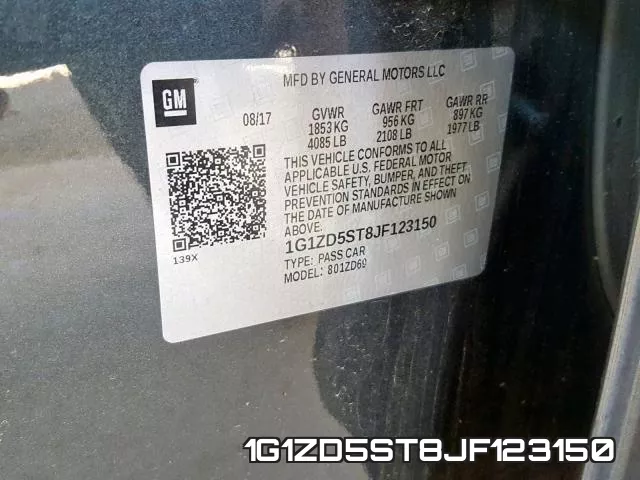 1G1ZD5ST8JF123150 фото 2