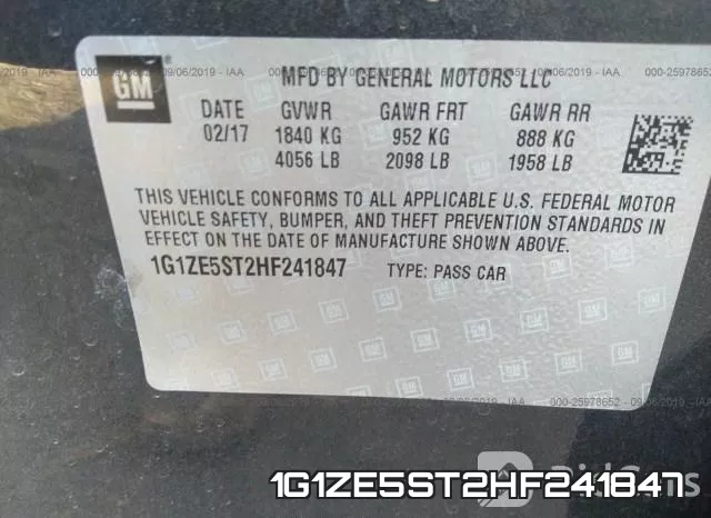 1G1ZE5ST2HF241847 фото 10