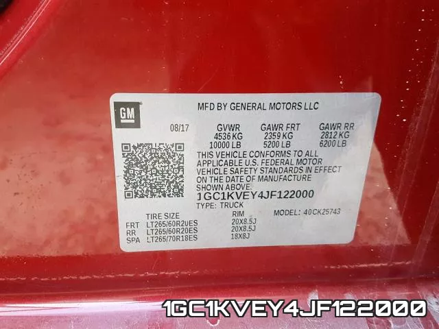 1GC1KVEY4JF122000 фото 2