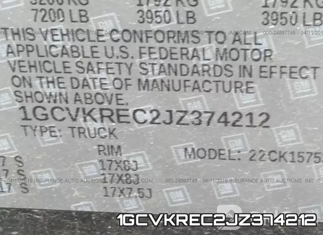 1GCVKREC2JZ374212 фото 10