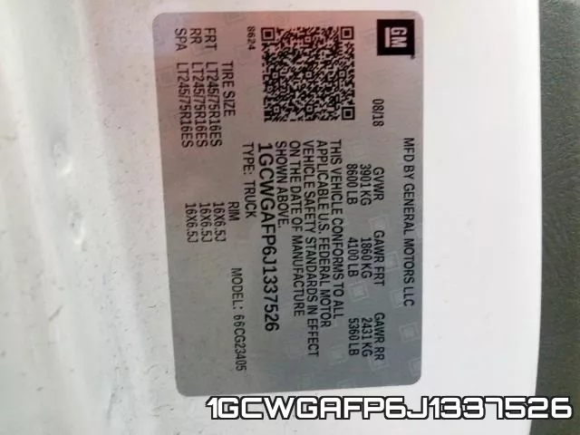 1GCWGAFP6J1337526 фото 2