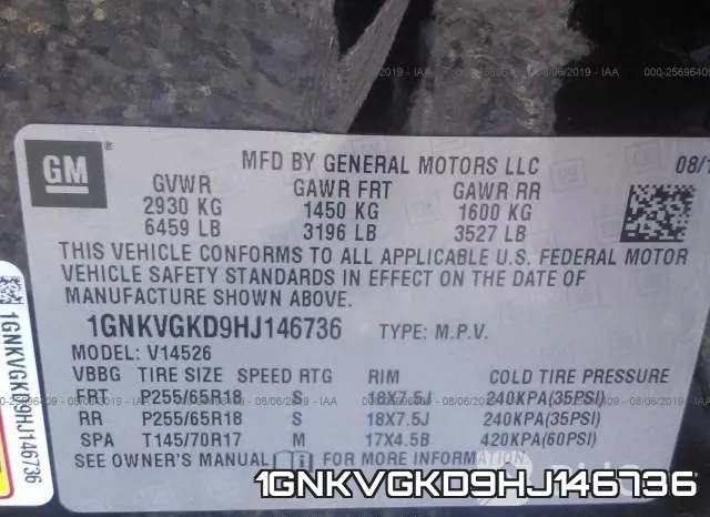 1GNKVGKD9HJ146736 фото 10