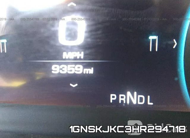 1GNSKJKC3HR294718 фото 8