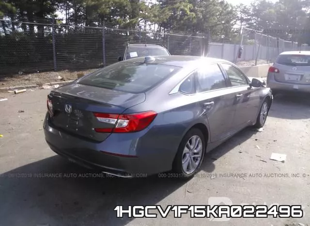 1HGCV1F15KA022496 фото 5