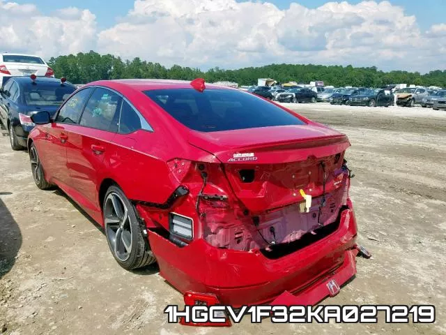 1HGCV1F32KA027219 фото 4