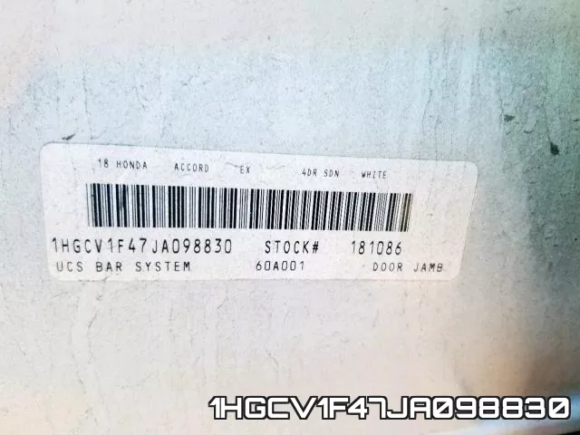 1HGCV1F47JA098830 фото 2