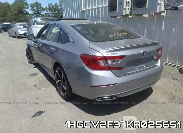 1HGCV2F37KA025651 фото 4