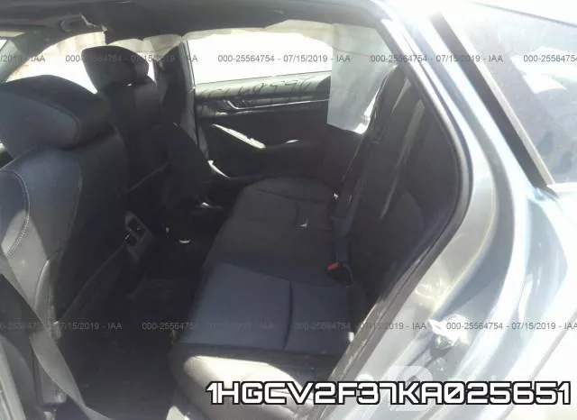 1HGCV2F37KA025651 фото 9