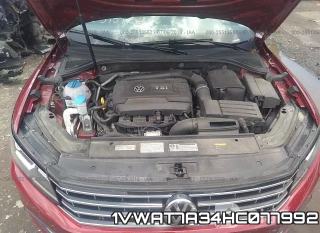 1VWAT7A34HC077992 фото 2