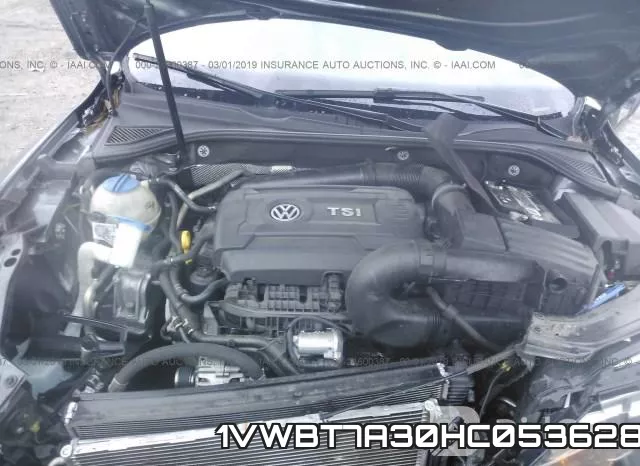 1VWBT7A30HC053628 фото 2