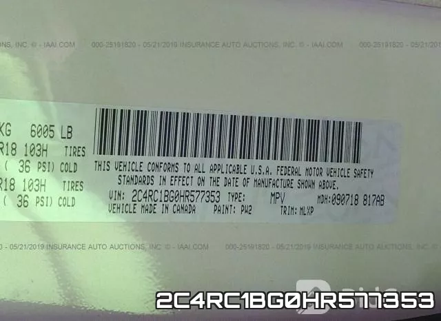 2C4RC1BG0HR577353 фото 10