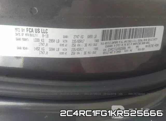 2C4RC1FG1KR525666 фото 10