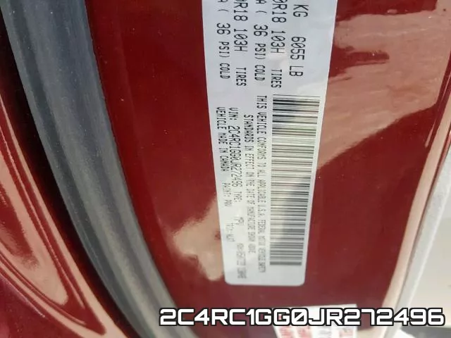2C4RC1GG0JR272496 фото 2