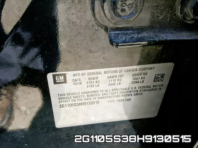 2G1105S38H9130515 фото 2