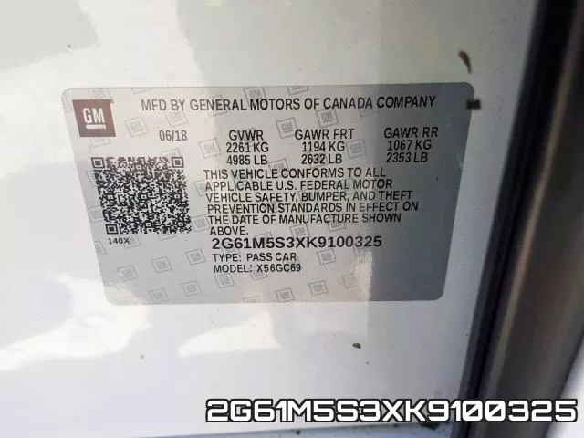 2G61M5S3XK9100325 фото 2