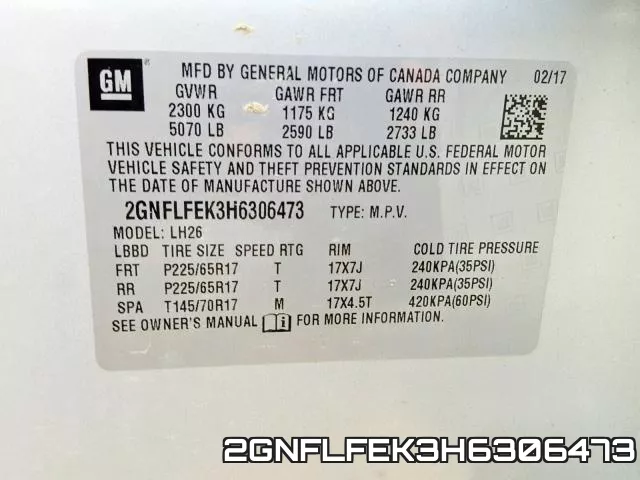2GNFLFEK3H6306473 фото 2