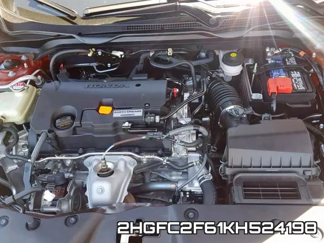 2HGFC2F61KH524198 фото 8