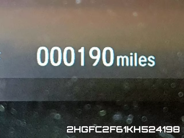 2HGFC2F61KH524198 фото 9