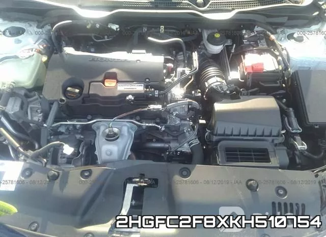2HGFC2F8XKH510754 фото 2