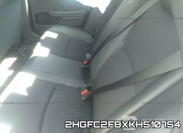2HGFC2F8XKH510754 фото 9
