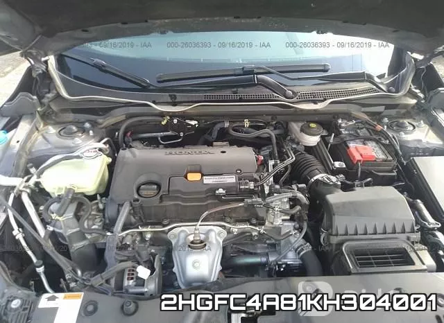 2HGFC4A81KH304001 фото 2