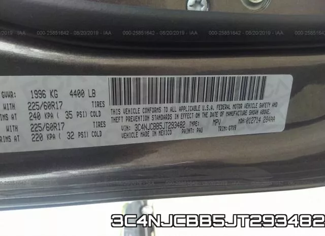 3C4NJCBB5JT293482 фото 10