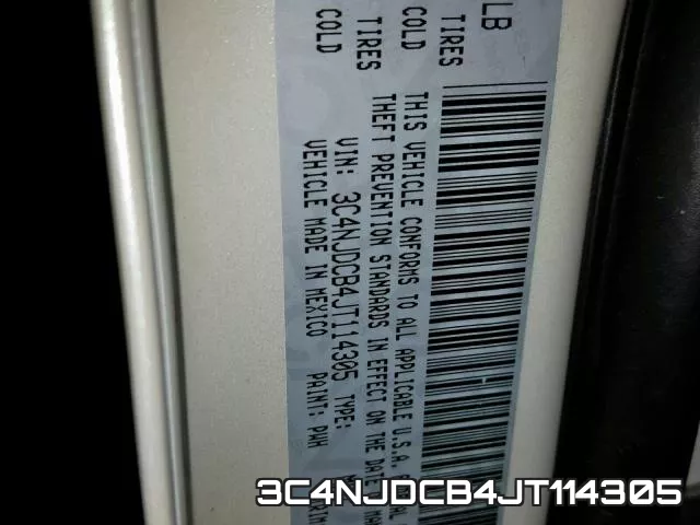 3C4NJDCB4JT114305 фото 2