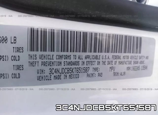 3C4NJDCB5KT651587 фото 10