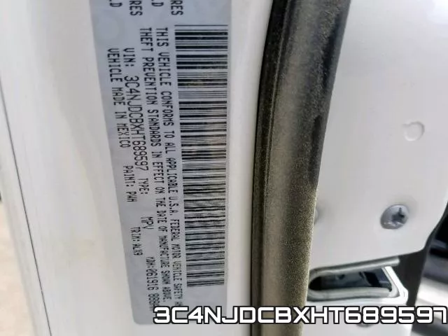 3C4NJDCBXHT689597 фото 2