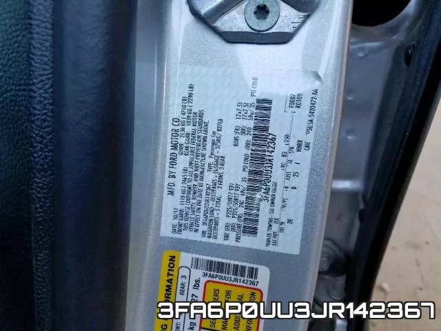 3FA6P0UU3JR142367 фото 2