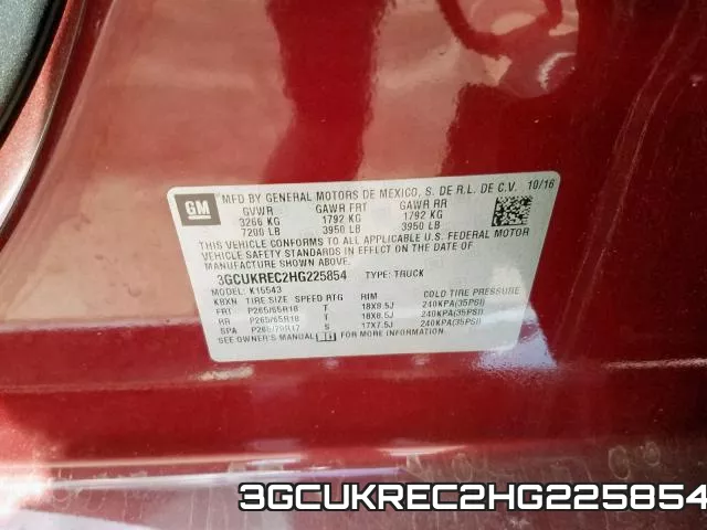 3GCUKREC2HG225854 фото 2