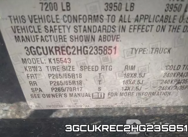 3GCUKREC2HG235851 фото 10