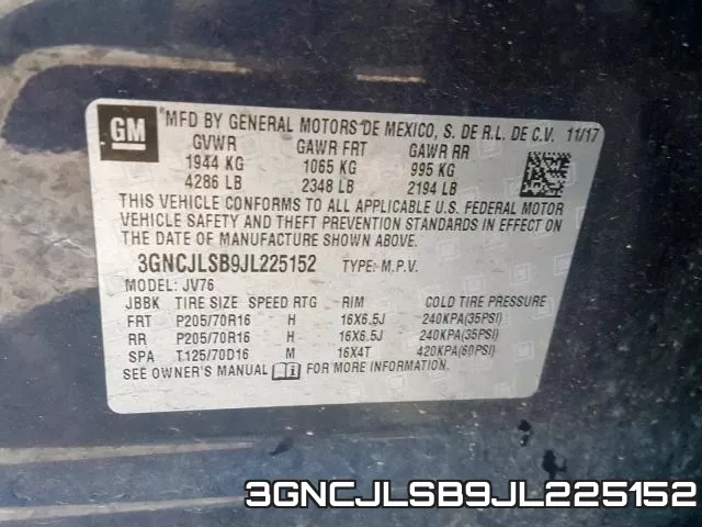 3GNCJLSB9JL225152 фото 2