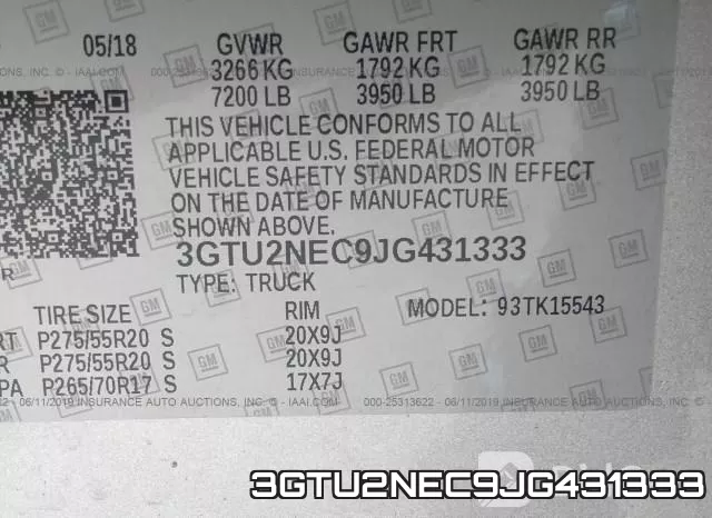 3GTU2NEC9JG431333 фото 10