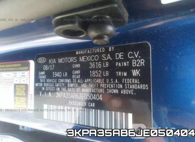3KPA35AB6JE050404 фото 10