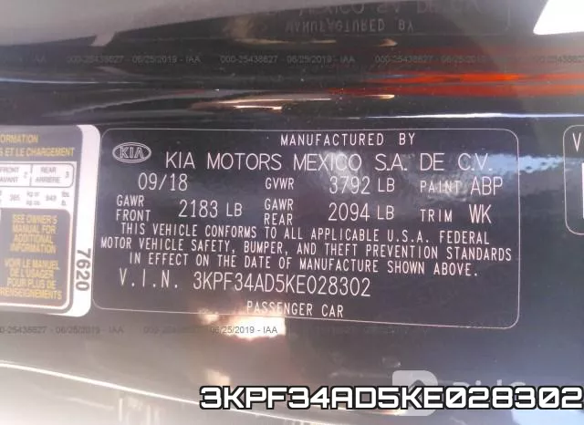 3KPF34AD5KE028302 фото 10
