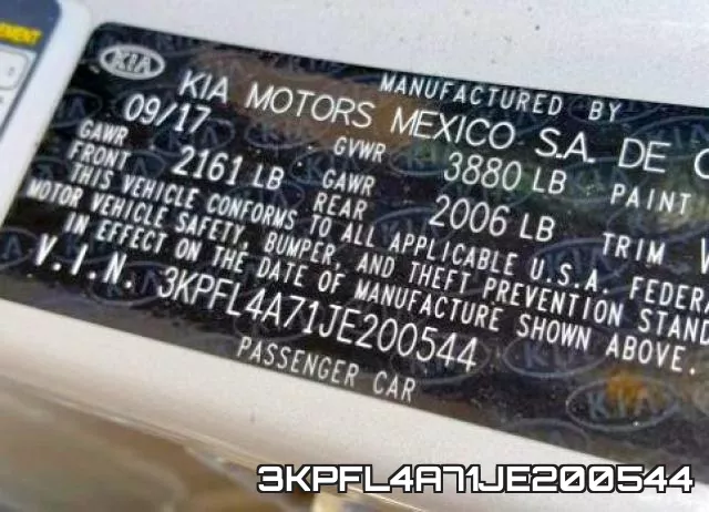 3KPFL4A71JE200544 фото 2