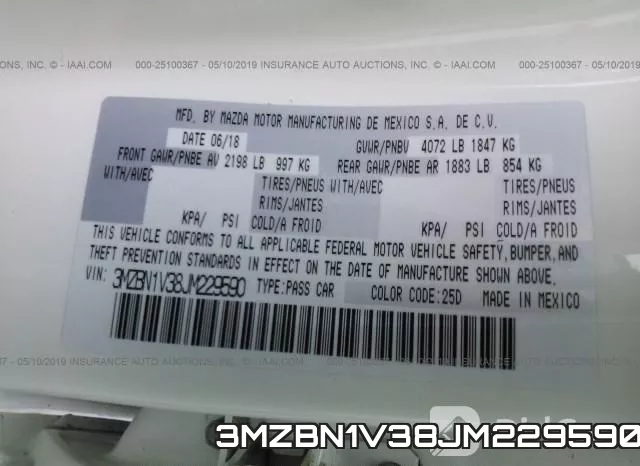 3MZBN1V38JM229590 фото 10