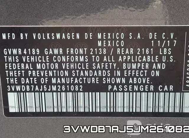 3VWDB7AJ5JM261082 фото 10