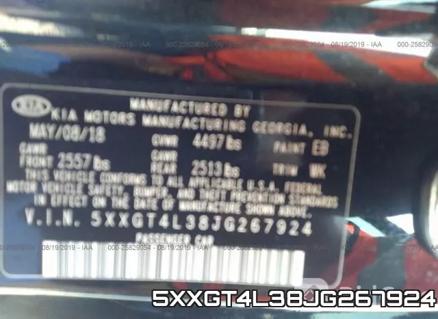 5XXGT4L38JG267924 фото 10