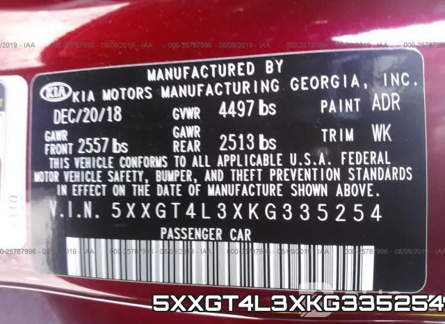 5XXGT4L3XKG335254 фото 10