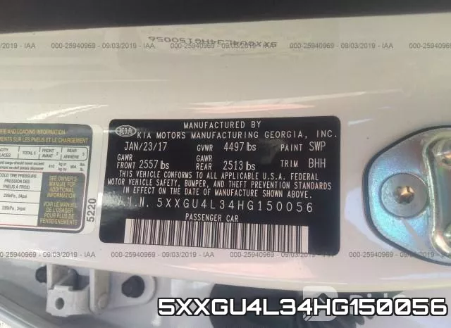 5XXGU4L34HG150056 фото 10