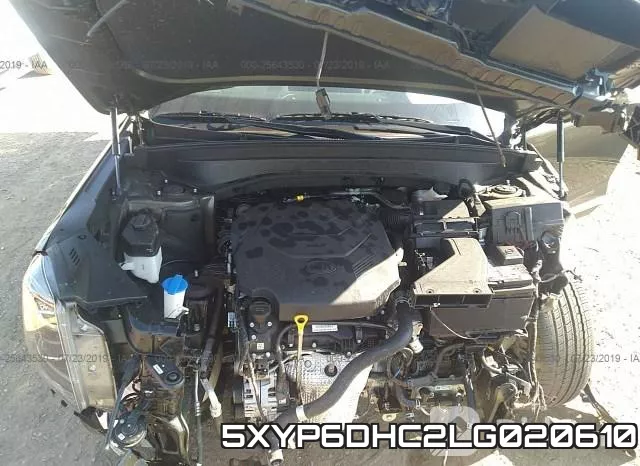 5XYP6DHC2LG020610 фото 2