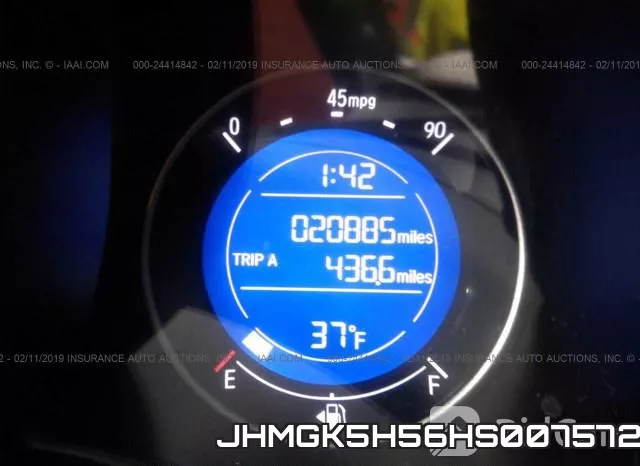 JHMGK5H56HS007572 фото 8