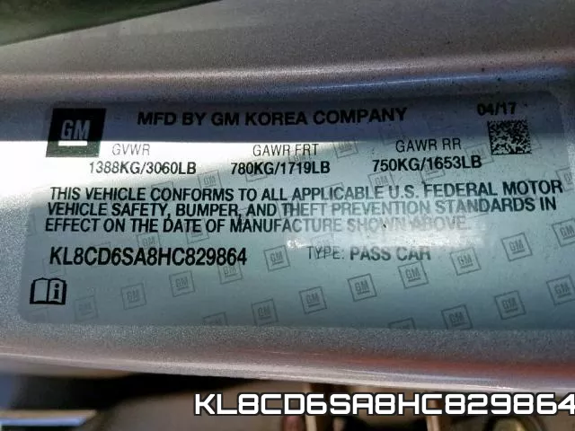 KL8CD6SA8HC829864 фото 2