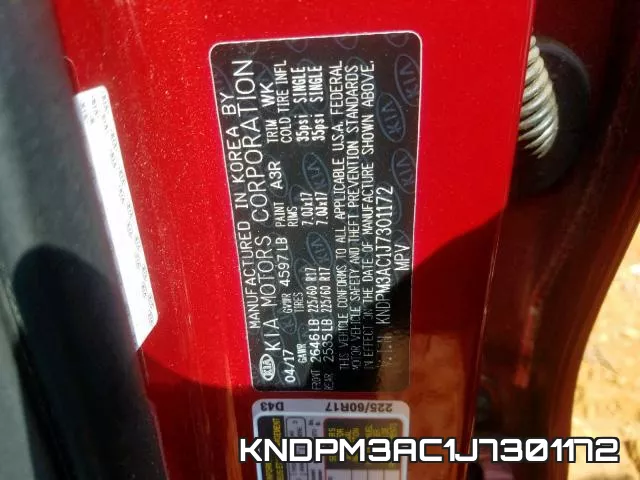 KNDPM3AC1J7301172 фото 2