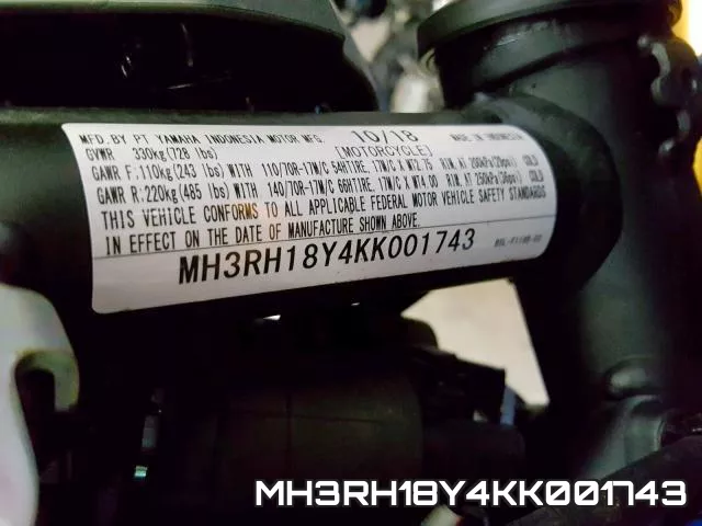 MH3RH18Y4KK001743 фото 2