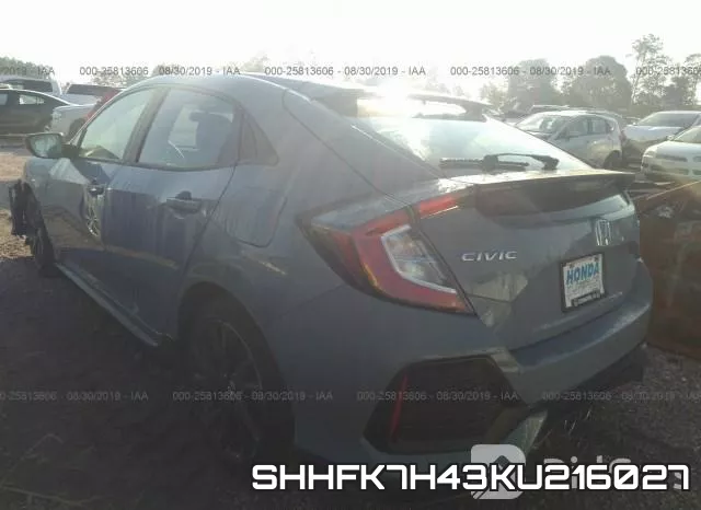 SHHFK7H43KU216027 фото 4